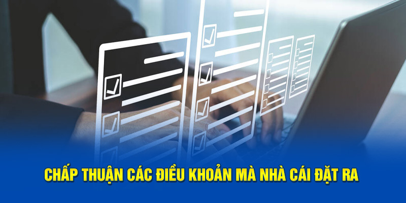 Chấp thuận các điều khoản mà nhà cái đặt ra